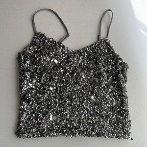 Silver Gem tank top 💎
